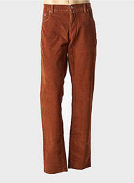 Pantalon droit stretch taille normale marron PIERRE CARDIN homme