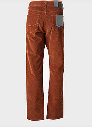 Pantalon droit stretch taille normale marron PIERRE CARDIN homme