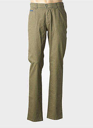 Pantalon chino stretch taille normale vert EMYLE homme