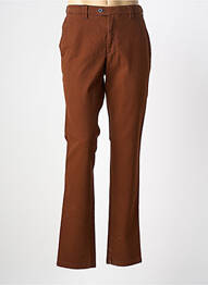 Pantalon chino stretch taille normale marron EMYLE homme