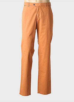 Pantalon chino stretch taille normale orange EMYLE homme