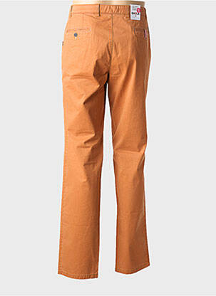 Pantalon chino stretch taille normale orange EMYLE homme