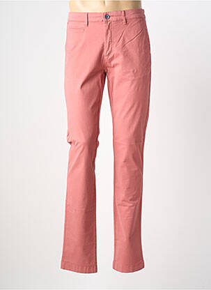 Pantalon chino stretch taille normale rose EMYLE homme
