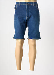 Bermuda stretch taille normale bleu GS CLUB homme