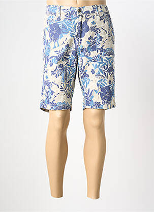 Bermuda taille élastique taille normale bleu PIERRE CARDIN homme
