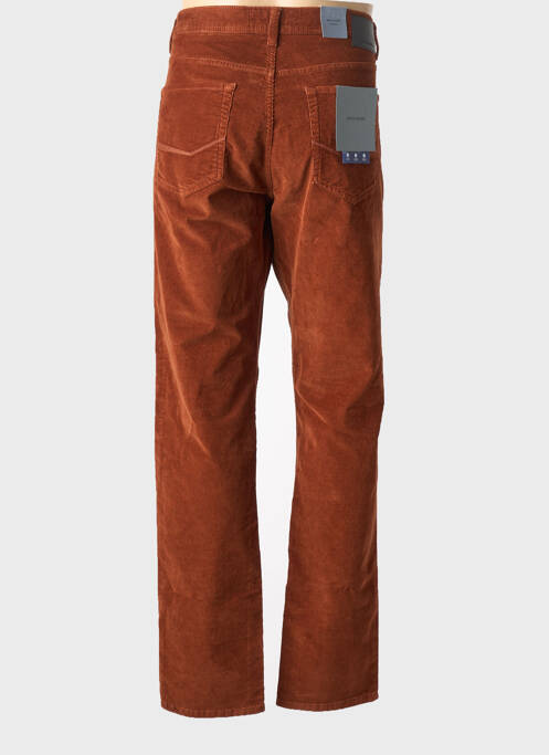 Pantalon droit stretch taille normale marron PIERRE CARDIN homme