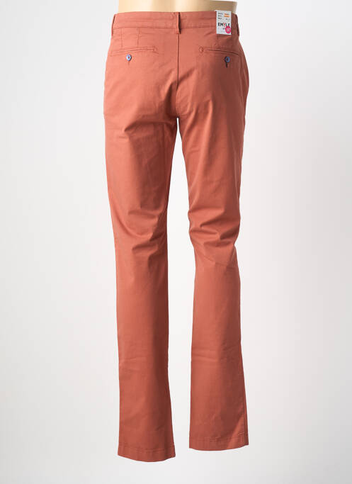 Pantalon chino stretch taille normale marron EMYLE homme