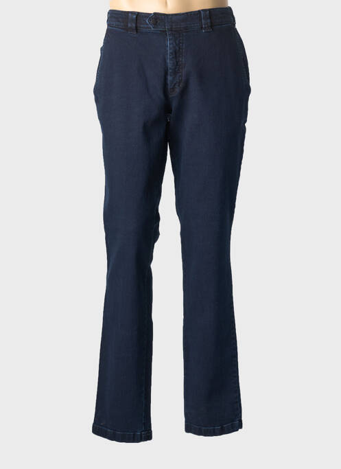 Pantalon chino stretch taille normale bleu EMYLE homme