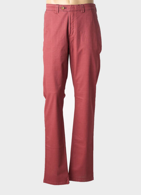 Pantalon chino stretch taille normale rouge EMYLE homme