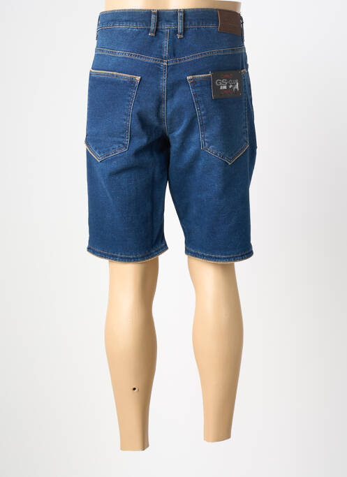 Bermuda stretch taille normale bleu GS CLUB homme