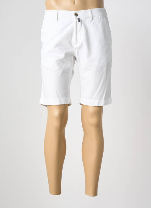 Bermuda taille élastique taille normale blanc PIERRE CARDIN homme