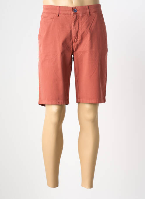 Bermuda stretch taille normale orange EMYLE homme