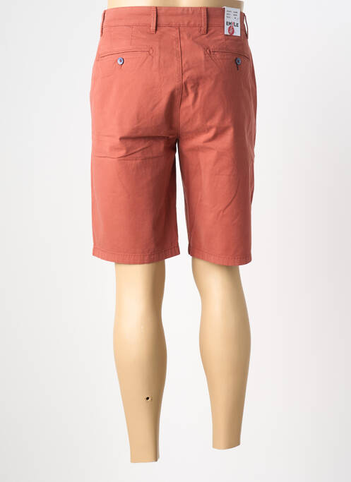 Bermuda stretch taille normale orange EMYLE homme