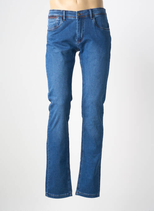 Jeans coupe slim stretch taille normale bleu EMYLE homme