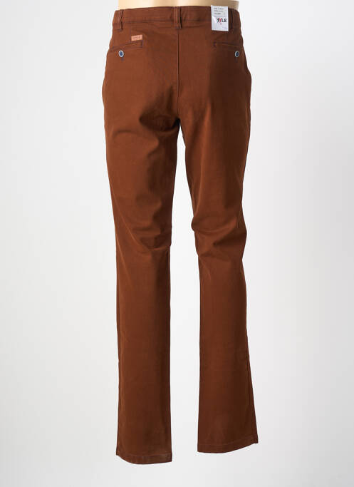 Pantalon chino marron EMYLE homme