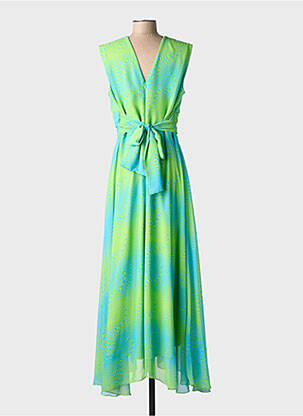 Robe longue sans manche sans manche vert GREGORY PAT femme