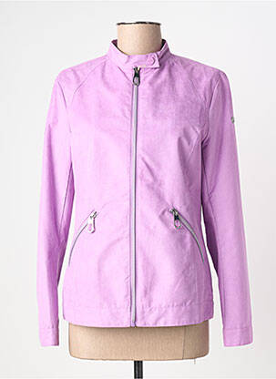 Veste casual tissage suedine rose VIRGINIA BLU' femme