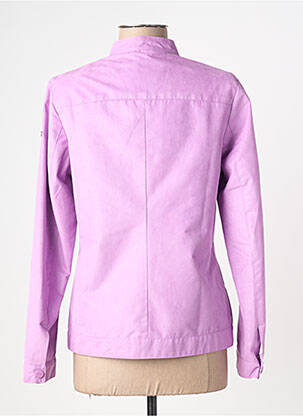 Veste casual tissage suedine rose VIRGINIA BLU' femme