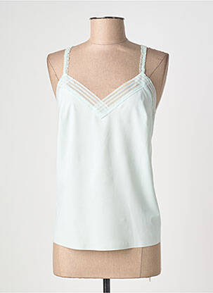 Top/caraco tissage satiné vert SIMONE PERELE femme