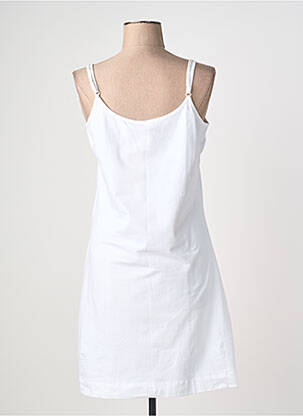 Nuisette/combinette stretch blanc REBELLE femme