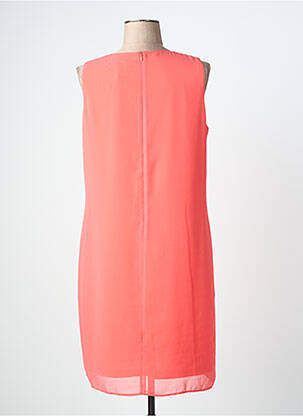 Robe mi-longue coupe fluide sans manche orange GREGORY PAT femme
