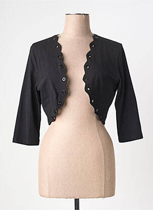 Boléro col v noir ANANKE femme