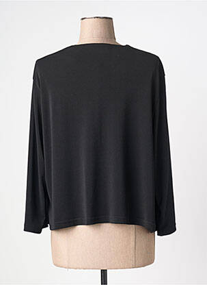 Gilet manches longues manches 3/4 noir GREGORY PAT femme