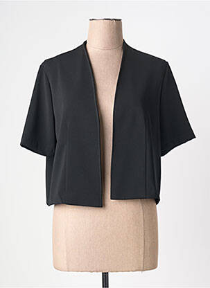 Boléro tissage crêpe noir GRIFFON femme