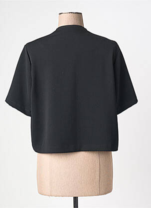 Boléro tissage crêpe noir GRIFFON femme