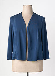 Gilet manches longues manches 3/4 bleu GREGORY PAT femme