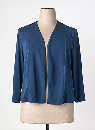 Gilet manches longues manches 3/4 bleu GREGORY PAT femme