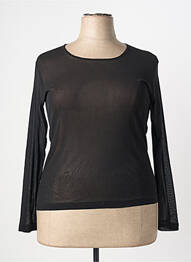 Top stretch manches longues noir GRIFFON femme