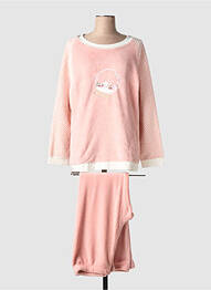 Pyjama coupe droite rose ROSE POMME femme