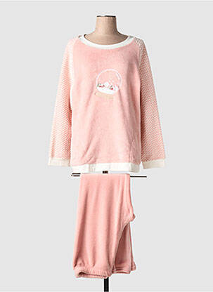 Pyjama coupe droite rose ROSE POMME femme