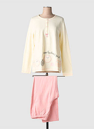 Pyjama tissage jersey rose EGATEX femme