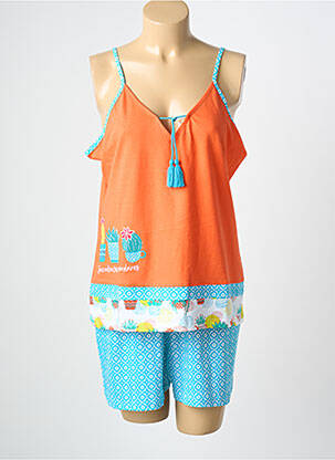 Pyjama tissage jersey orange ROSE POMME femme