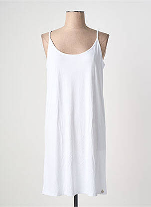 Robe courte blanc MAE MAHE femme