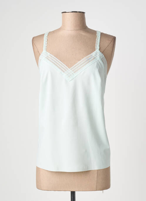 Top/caraco tissage satiné vert SIMONE PERELE femme