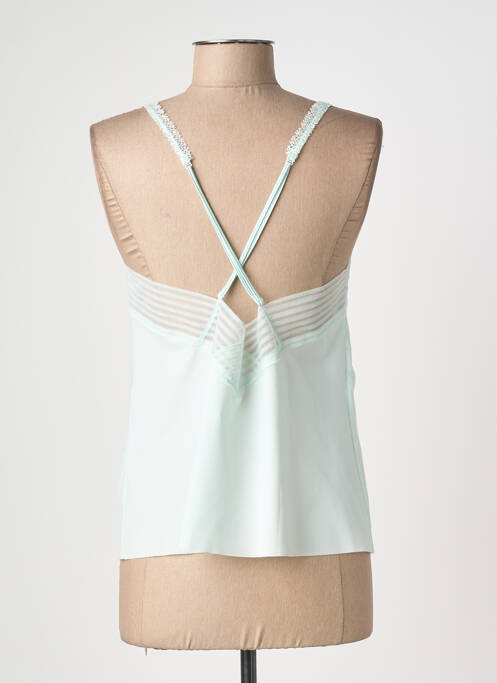Top/caraco tissage satiné vert SIMONE PERELE femme