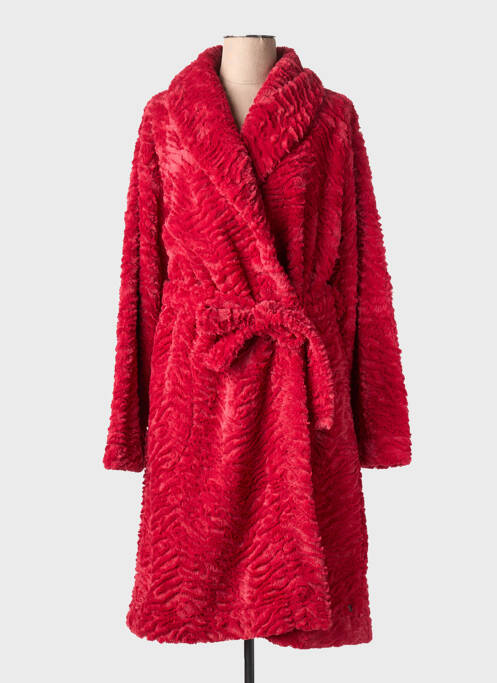 Robe de chambre stretch rouge PASTUNETTE femme