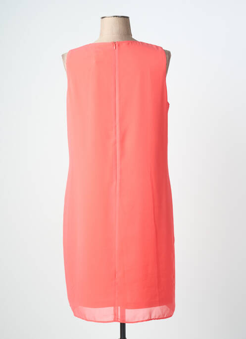 Robe mi-longue coupe fluide sans manche orange GREGORY PAT femme