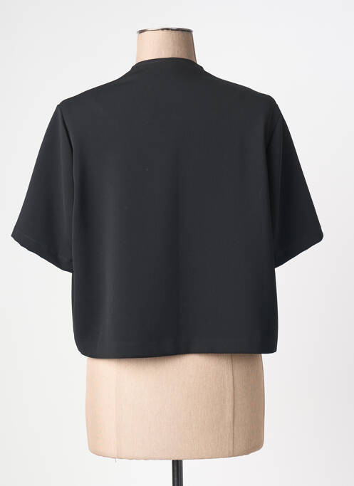 Boléro tissage crêpe noir GRIFFON femme