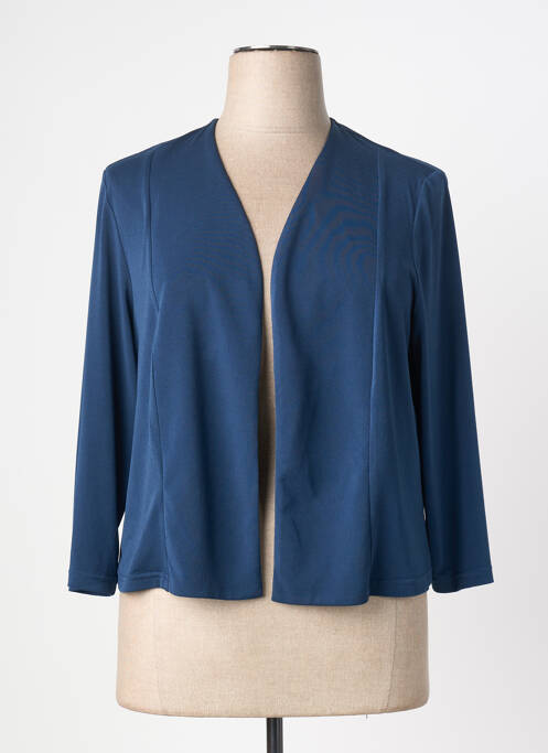 Gilet manches longues manches 3/4 bleu GREGORY PAT femme