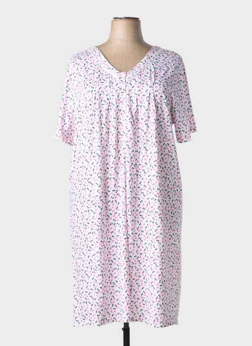 Chemise de nuit imprimé pois rose ARABESCO femme