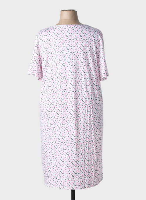 Chemise de nuit imprimé pois rose ARABESCO femme