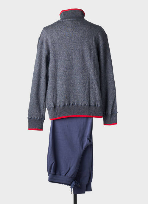 Pyjama manches longues bleu PASTUNETTE homme