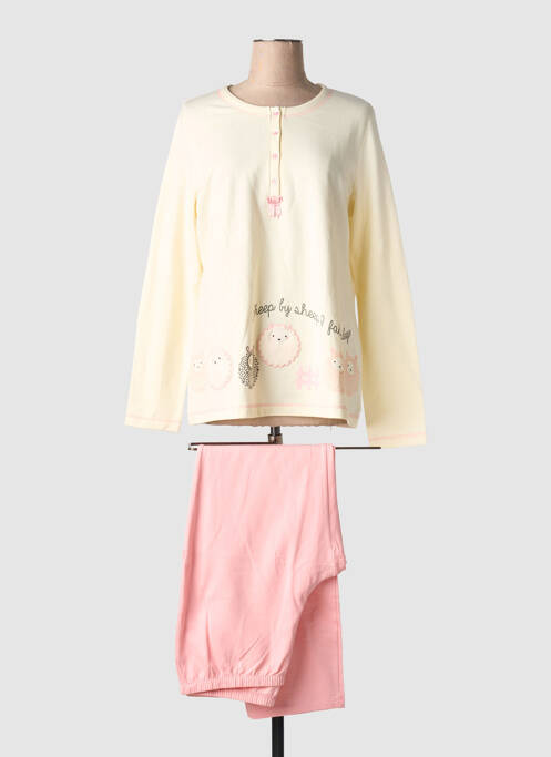 Pyjama tissage jersey rose EGATEX femme