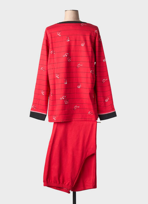 Pyjama coupe droite rouge ROSE POMME femme