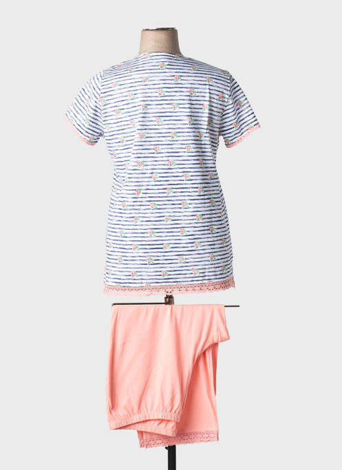 Pyjama col v rose SENORETTA femme