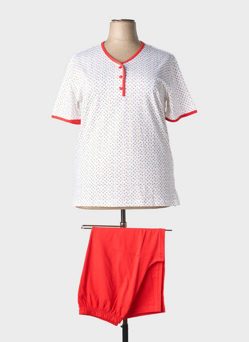 Pyjama tissage jersey orange JET femme